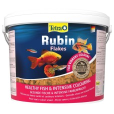 Корм TetraRubin для рыб, хлопья для окраса, 10 л. 2,05 кг