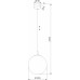 Подвесной светильник TK Lighting Cadix 4610 Cadix Gold