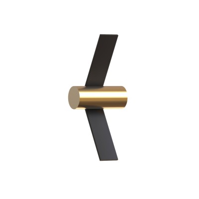Настенный светильник TOOY Nastro 563.43 black/brass