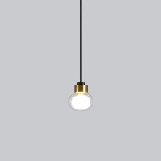 Подвесной светильник TOOY Nabila 552.21 black/brass/clear