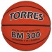 Баскетбольный мяч TORRES BM300, B00015, клееный, 8 панелей, р. 5, резина