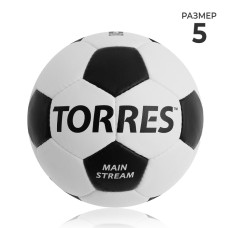 Футбольный мяч TORRES Main Stream, F30185, ручная сшивка, 32 панели, р. 5, PU