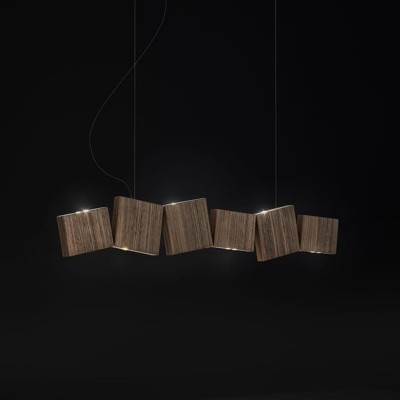 Подвесной светильник Terzani Gaia walnut