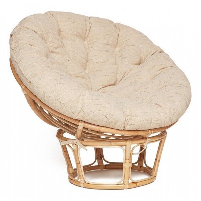  Кресло PAPASAN ECO  P115-1/SP STD / c подушкой, ремешками / Natural (натуральный), ткань Старт