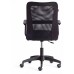  Кресло STAFF флок/ткань, черный, 35/W-11