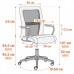  Кресло STAFF флок/ткань, черный, 35/W-11