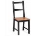  Обеденный комплект Соната (стол + 4 стула) / Sonata dining set массив сосны, стол: 120х75х73см  стул :41х50х95см, антик/чёрный