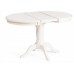  Стол STEFANO круглый бук, мдф, D90+30x77см, Ivory white