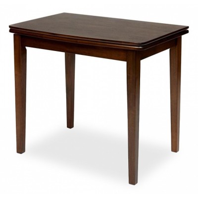  Стол TEODORO (mod. F-SHR3624RD W4) дерево гевея/мдф, 60x90(90x120)x76см, walnut (орех)