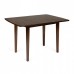  Стол TEODORO (mod. F-SHR3624RD W4) дерево гевея/мдф, 60x90(90x120)x76см, walnut (орех)