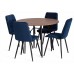  Стул обеденный Asti TREND, велюр, Blue (синий), 47х54х86 см