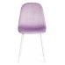  Стул BREEZE (mod. 4724) вельвет/металл, 44 х 53 х 87 см, Light lavander (светло-лавандовый) HLR26 / белый (Поставляется по 4 шт.)