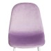  Стул BREEZE (mod. 4724) вельвет/металл, 44 х 53 х 87 см, Light lavander (светло-лавандовый) HLR26 / белый (Поставляется по 4 шт.)
