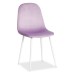  Стул BREEZE (mod. 4724) вельвет/металл, 44 х 53 х 87 см, Light lavander (светло-лавандовый) HLR26 / белый (Поставляется по 4 шт.)