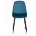  Стул BREEZE (mod. 4724) Велюр/металл , 44 х 53 х 87 см, Dark turquoise (темно-бирюзовый) HLR62 / черный (Комплект из 4 шт.)