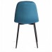 Стул BREEZE (mod. 4724) Велюр/металл , 44 х 53 х 87 см, Dark turquoise (темно-бирюзовый) HLR62 / черный (Комплект из 4 шт.)