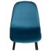  Стул BREEZE (mod. 4724) Велюр/металл , 44 х 53 х 87 см, Dark turquoise (темно-бирюзовый) HLR62 / черный (Комплект из 4 шт.)