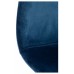  Стул BREEZE (mod. 4724) / 2 шт. в упаковке вельвет/металл, 44 х 53 х 87 см, Blue (синий) HLR63 / черный (Комплект из 2 шт.)