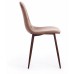 Стул BREEZE (mod. 4724) / 2 шт. в упаковке вельвет/металл, 44 х 53 х 87 см, Brown (коричневый) HLR11 / орех (Комплект из 2 шт.)