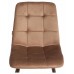  Стул CHILLY (mod. JSC-220) Велюр/металл , 44,5х52,5х88 см, Brown (коричневый) HLR11 / орех (Комплект из 4 шт.)