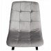  Стул CHILLY (mod. JSC-220) / 1 шт. в упаковке Велюр/металл , 44,5х52,5х88 см, Dark grey (темно-серый) HLR24 / черный