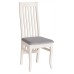  Стул DOLCE мягкое сидение бук, 40х46х100см, ivory white, велюр Tenerife Ultimate grey