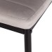  Стул Easy Chair (mod. 24-1) металл, вельвет, 49 х 41 х 98 см, Light grey (светло-серый) HLR14 / черный (поставляется по 4 шт)