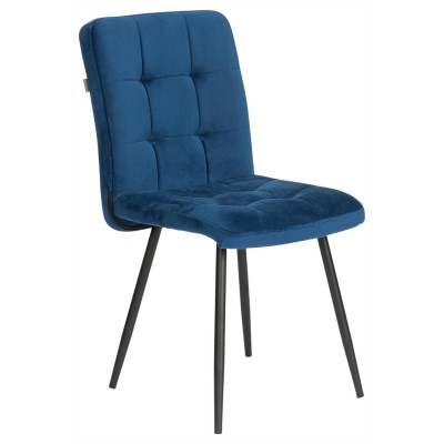  Стул обеденный Medeo велюр, 47х56х89, Blue (синий)