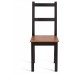  Стул Соната / Sonata chair массив сосны, 41х50х95 см, антик/чёрный (Комплект из 2 шт.)