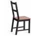  Стул Соната / Sonata chair массив сосны, 41х50х95 см, антик/чёрный (Комплект из 2 шт.)