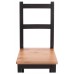  Стул Соната / Sonata chair массив сосны, 41х50х95 см, антик/чёрный (Комплект из 2 шт.)