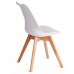  Стул TULIP (mod. 73-1) / 2 шт. в упаковке дерево/пластик/экокожа, 47,5x55x80 см, Белый (White) (Комплект из 2 шт.)