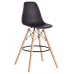  Стул барный Cindy Bar Chair (mod. 80-1) / 2 шт. в упаковке дерево бук/металл/пластик, 50 х 51 х 109 см, Black (Черный) 3010/ натуральный (Ко