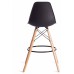  Стул барный Cindy Bar Chair (mod. 80-1) / 2 шт. в упаковке дерево бук/металл/пластик, 50 х 51 х 109 см, Black (Черный) 3010/ натуральный (Ко