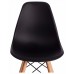  Стул барный Cindy Bar Chair (mod. 80-1) / 2 шт. в упаковке дерево бук/металл/пластик, 50 х 51 х 109 см, Black (Черный) 3010/ натуральный (Ко