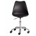  Офисное кресло TULIP (mod.106-1) / 1 шт. в упаковке металл/пластик/PU, 58 x 47 x 97см, Black (черный) / Chrome (хром)