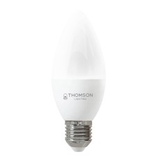Лампа светодиодная Thomson E27 6W 6500K свеча матовая TH-B2359