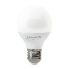 Лампа светодиодная Thomson E27 8W 3000K шар матовый TH-B2039