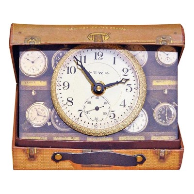 Настольные часы (10x14 см) Suitcase BCSC2S