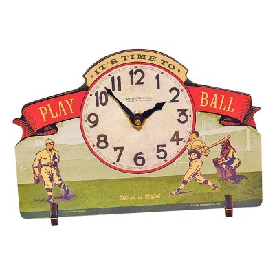 Настольные часы (12x19 см) Baseball POTBPB
