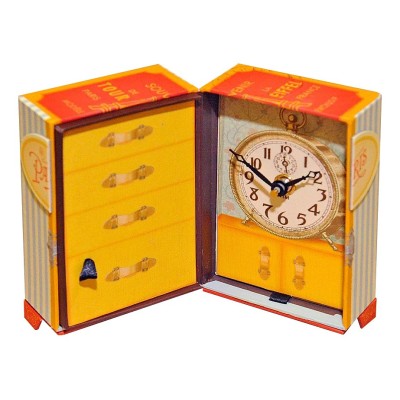 Настольные часы (8x14 см) Paris Trunk BCPT5S