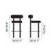 Барный стул Tom Dixon Fat Wood 75cm