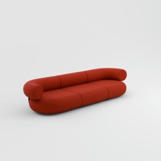 Диван Tom Dixon FAT 3 - Configuration 2 - Orange red (Kvadrat Hero 2 0552)