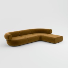 Диван Tom Dixon FAT L-Shaped Modular - Configuration 3 - Gold (Royal 132)