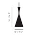 Настольная лампа Tom Dixon Beat Black