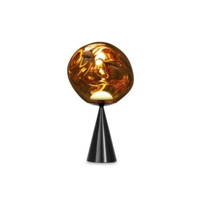 Настольная лампа Tom Dixon Melt Cone Fat gold