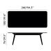 Обеденный стол Tom Dixon Slab 2.4 Black