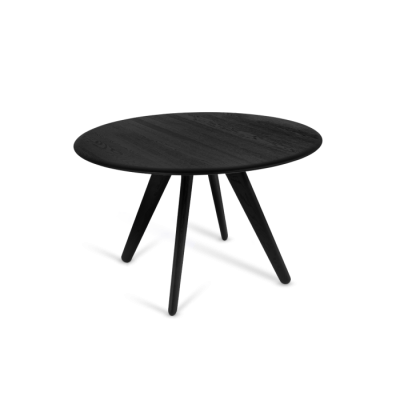 Обеденный стол Tom Dixon Slab Round Black 1.2m