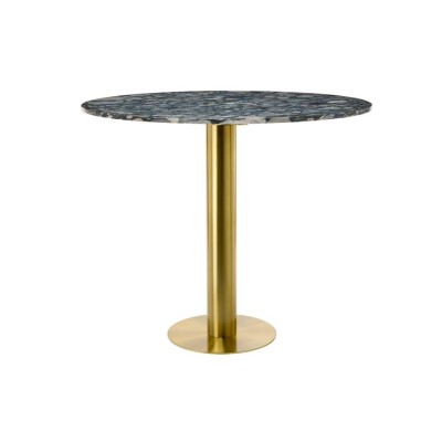 Обеденный стол Tom Dixon Tube brass/pebble