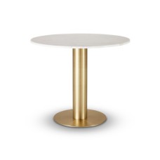 Обеденный стол Tom Dixon Tube brass/white